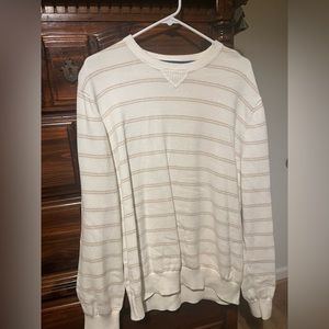 Neutral Striped Nautica Sweater